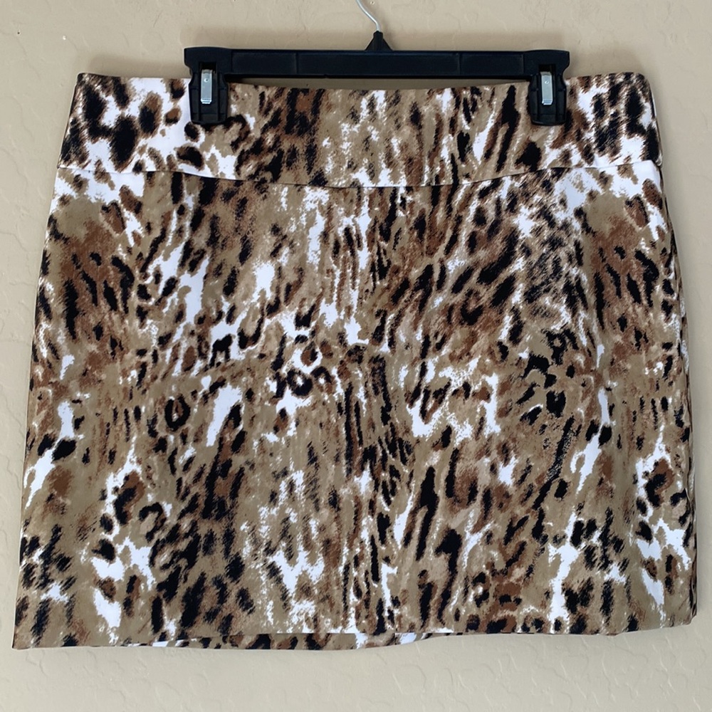 ABN, XL, leopard mini skirt